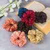 hair accessories Handmade women, scrunchies, satin silk combo oversized ,scrunchies organza oversized, scrunchies satin silk oversized hair scrunchies velvet oversized scrunchies oversized silk for women, fluffy