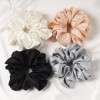 hair accessories Handmade women, scrunchies, satin silk combo oversized ,scrunchies organza oversized, scrunchies satin silk oversized hair scrunchies velvet oversized scrunchies oversized silk for women, fluffy