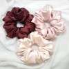 Scrunchies Hair accessories Fashion trends stylinge hair accessories Trendy hair bands Hair fashion Retro hair accessories Handmade scrunchies oversized scrunchies for women, scrunchies, satin silk combo oversized ,scrunchies or