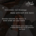Atrube's Satin Silk Hair Scrunchies For Women And Girls Set Of 3