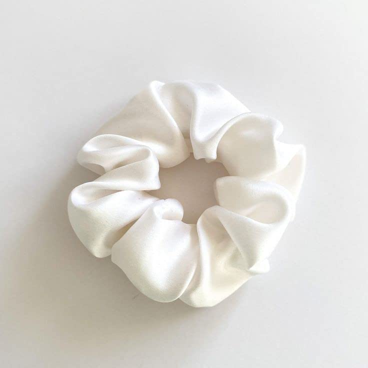 Atrube's Premium Satin Silk Scrunchies For Women And Girls Set Of 5