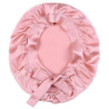 Atrube's Satin Silk Adjustable Reversible Hair bonnet for women,Sleep hair Cap with tie Band