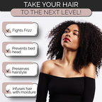 Silk Satin Bonnet Reversible Sleep Cap Adjustable tie Band Turban