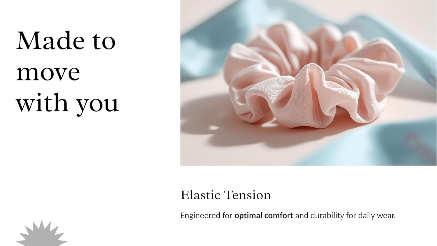 Luxury Satin Hair Scrunchies for Women & Girls – Soft, Smooth, Elastic Hair Ties  (Pack of 14)