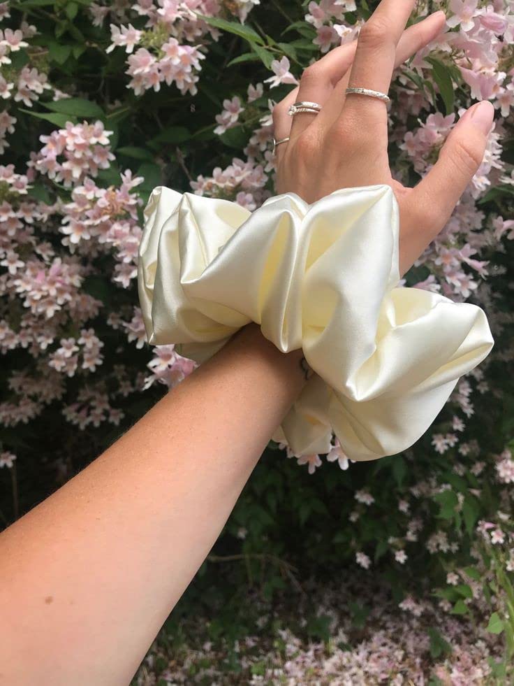 Atrube's Luxury EXTRA OVERSIZED Silk Satin Scrunchies