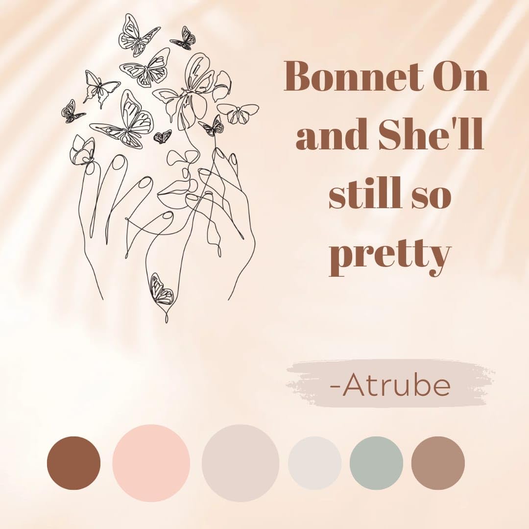 Silk Satin Bonnet Reversible Sleep Cap Adjustable tie Band Turban