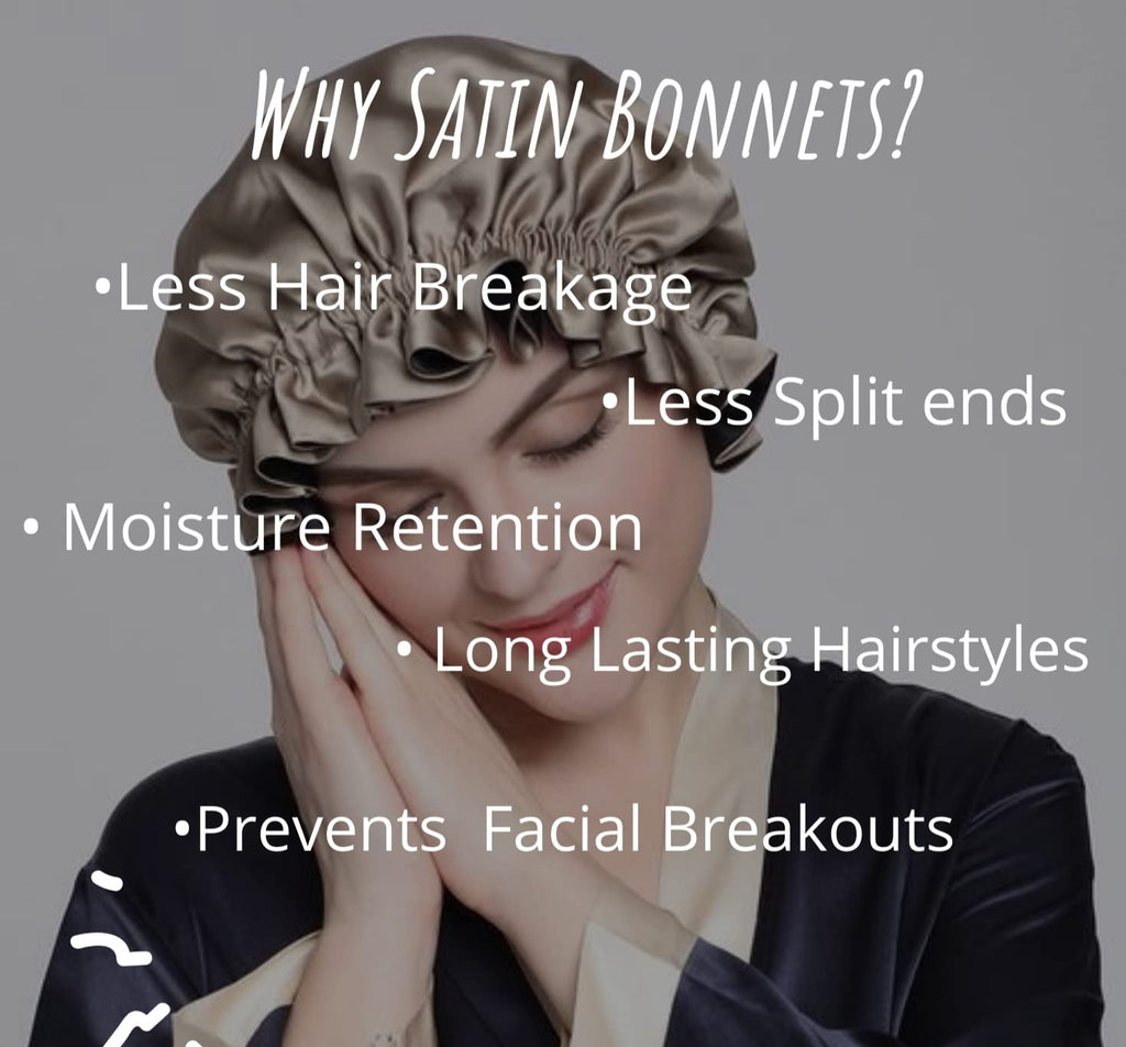 Satin Bonnet Silk Bonnet Hair Bonnet for Sleeping Satin Bonnet for Hair Bonnets for Women