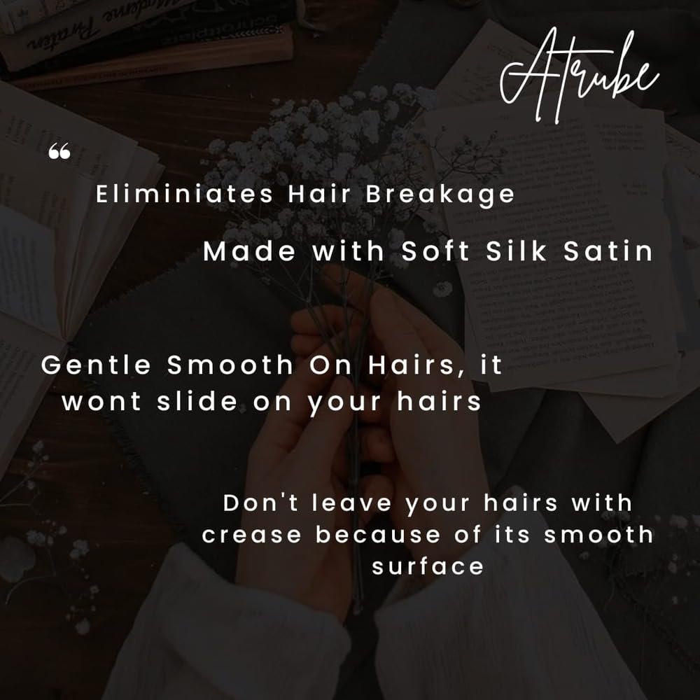 Premium Soft Skinny Satin Scrunchies for Women (Pop and Play, skinny)