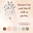 Atrube's Satin bonnet for curly hair| Silk bonnet for hair| Satin Hair Cap for Sleeping| Adjustable Hair Bonnet For Sleeping with adjustable combo of 2