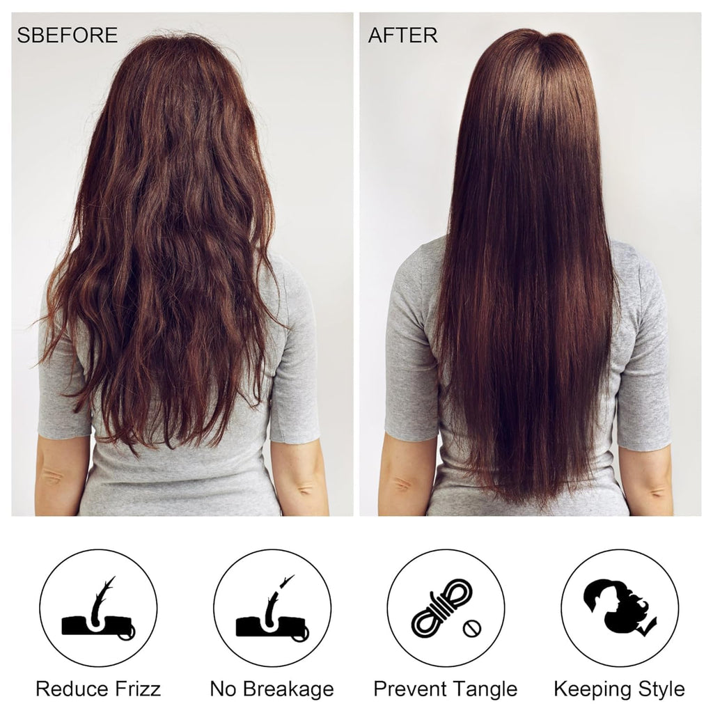 Women’s Satin Silk Hair Bonnet with 3 Scrunchies | Reversible Adjustable Sleeping Cap for Curly Hair, Large Multicolor (Midnight Velvet)