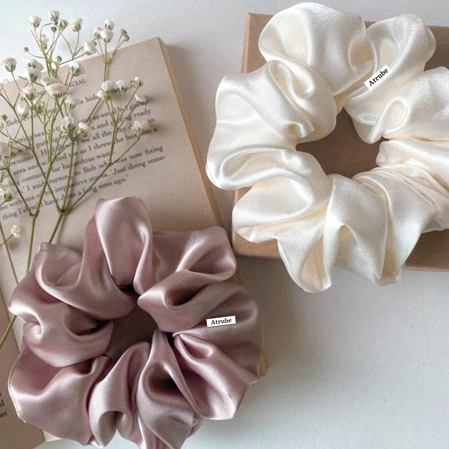 Set of 3 Scrunchies| Silk Satin Scrunchies for Hair