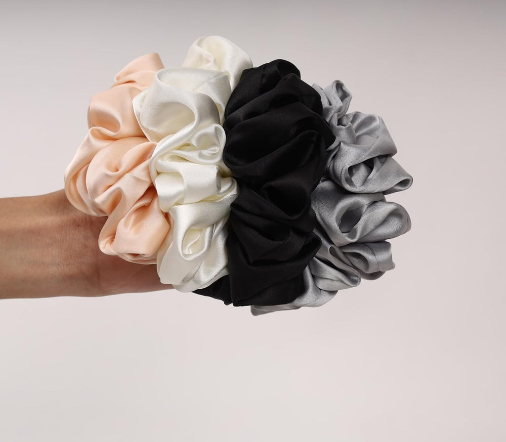 Satin Silk Scrunchies for Women or Girls, Scrunchies Hair Ties, Ponytail Holder, Women Hair Accessories