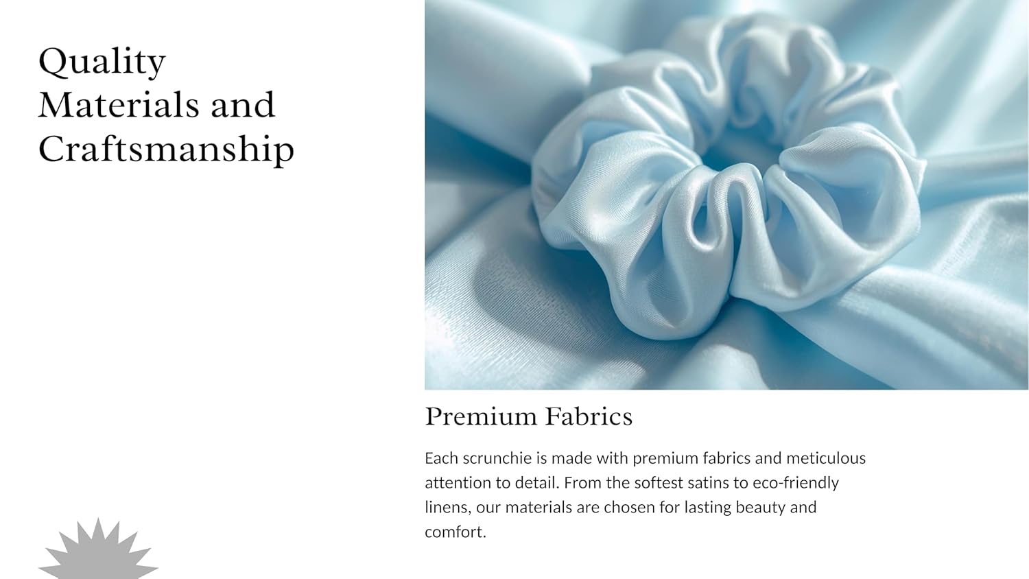 Satin Hair Scrunchies for Women & Girls – Soft, Smooth, Elastic Hair Ties for Thick, Thin, Curly, or Straight Hair  random colors.