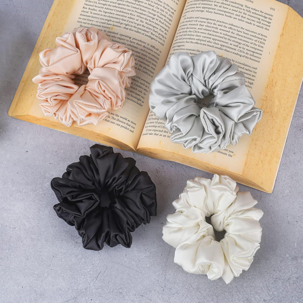 Satin Silk Scrunchies for Women or Girls, Scrunchies Hair Ties, Ponytail Holder, Women Hair Accessories