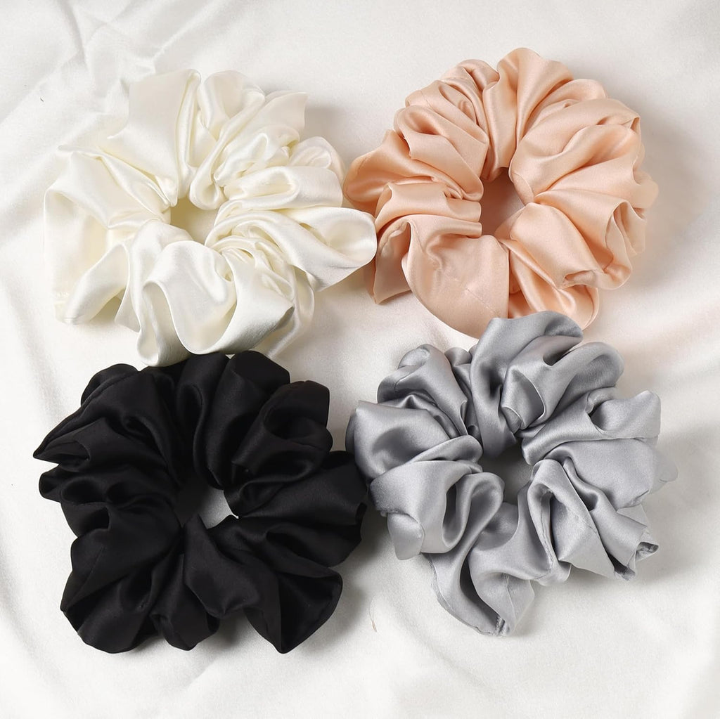 Satin Silk Scrunchies for Women or Girls, Scrunchies Hair Ties, Ponytail Holder, Women Hair Accessories